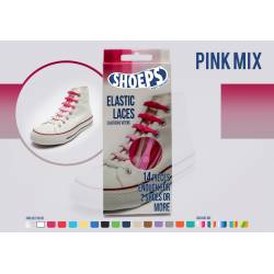 shoeps mix różowy mix pink sznurówki